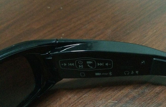 Eyewear à télécommande portable d'appareil-photo en verre de CMOS DVR/720p HD